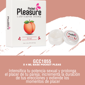LUB INTIMO ANAL X 4 ML BASE POCKET PLEAS